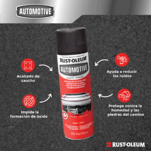 Sellador De Carrocería Undercoating Rust-Oleum 477ml Protección Antioxido y Golpes - Imagen 3