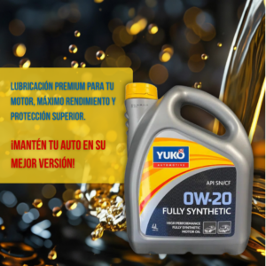 Aceite Sintético 0w20 Yuko Plus 4L - Imagen 4