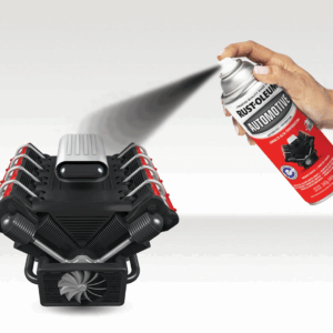 Pintura Automotriz Alta Temperatura Negro Mate Rust-Oleum 440ml - Imagen 3