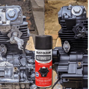 Pintura Automotriz Alta Temperatura Negro Mate Rust-Oleum 440ml - Imagen 4