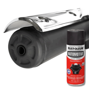 Pintura Automotriz Alta Temperatura Negro Mate Rust-Oleum 440ml - Imagen 5