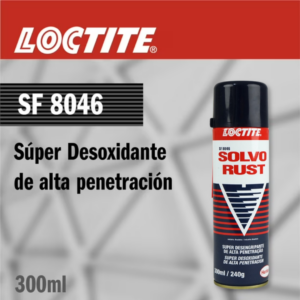 Removedor de Oxido Solvo Rust Sf 8046 300ml/240g Super Desoxidante Loctite - Imagen 3