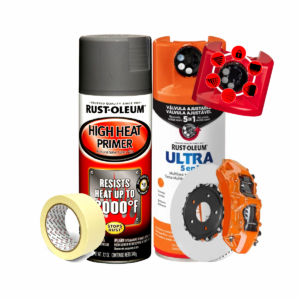 Kit Pintura Para Caliper Naranja Brillante 340mL Alta Temperatura - Imagen 1