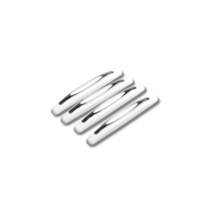 Set Molduras Protector Goma Puertas Auto Blanco 4 Piezas
