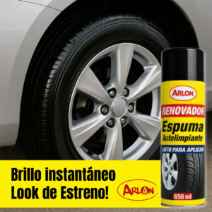 Aerosol Renovador De Neumáticos 650mL Brillo Instantáneo - Imagen 4