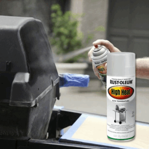Pintura Alta Temperatura Plata Mate Rust-Oleum 430mL - Imagen 2