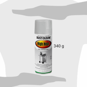 Pintura Alta Temperatura Plata Mate Rust-Oleum 430mL - Imagen 5