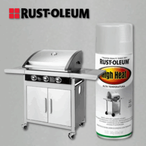 Pintura Alta Temperatura Plata Mate Rust-Oleum 430mL - Imagen 4