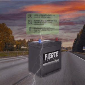 Batería Fierte 35 Amperes 40B19FL 12V 280CCA Con Pestaña (-+) Libre de Mantención - Imagen 3