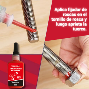 Trabador De Pernos Visbella 6671 Alto Medio 50mL | Fácil Aplicación - Imagen 4