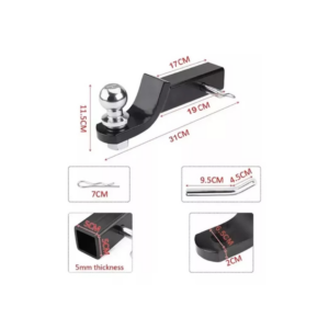 Kit Bola De Arrastre 1 7/8 Con Soporte Y Pasador Reforzado - Imagen 4