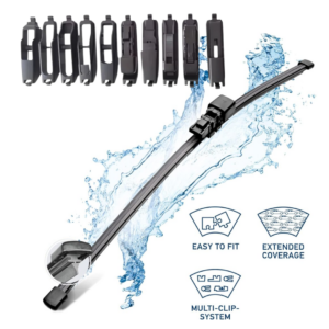 Plumilla Trasera Flat 11 Pulgadas BRM Multiclip Modelo 63311 | ¡Visibilidad Sin Excusas, Lluvia o Sol! - Imagen 2